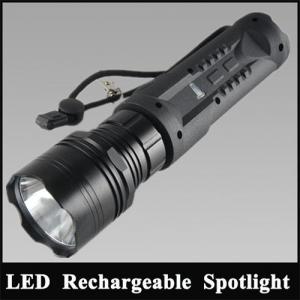Cree Led Hunting Spotlight Rechargeable Torchlight Cree Led Flashlight System 1
