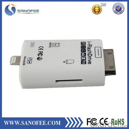 Made in china iflash drive smart Card Reader for iphone 5 System 1