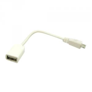 New Otg Cable For Samsung Galaxy S 2 3 I9100 I9220 Note White Usb Otg Host Link Cable System 1