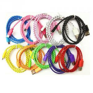 Durable Braided Usb Cable For Iphone 5 Braided Cable For Iphone 5S System 1