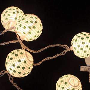 China Factory Wholesale Decorative Cotton Ball String Lights