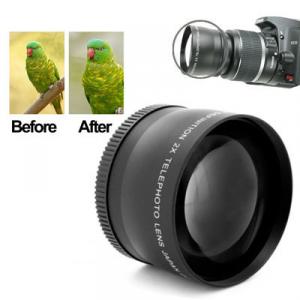 2X 58mm Professional Telephoto Lens For Canon 350D/1000D / 550D / 600D / 1100D System 1