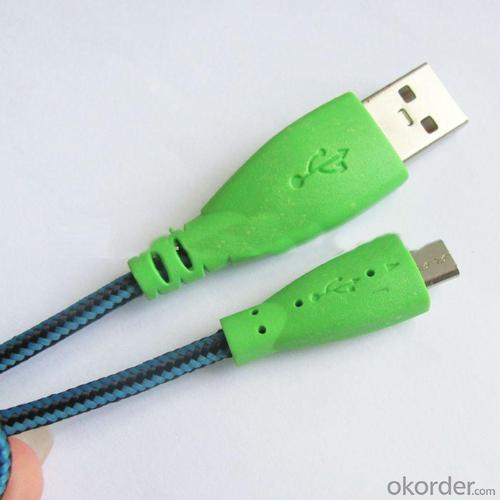 Braided Usb To Micro Usb Cable With Led Light System 1