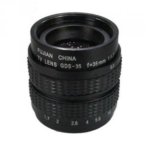 New Design Monofocal 35mm Fa Lens F1.7 Manual Iris Camera Accessory Cctv Lens