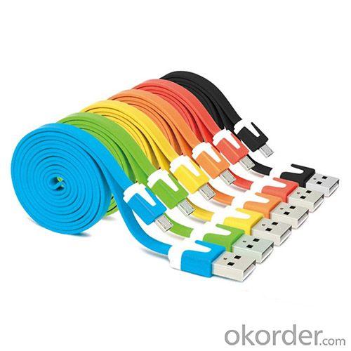 Various Colors Micro Usb Cable,Flat Usb Cable,Noodle Usb Cable System 1