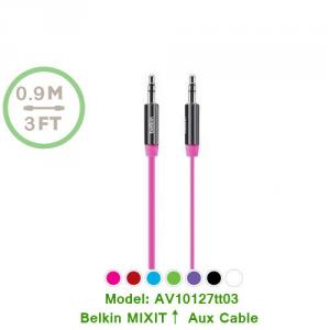 Belkin Aux Cable Universal 3 Ft Mixit Tangle-Free 3.5Mm Aux Auxiliary Cable Cord