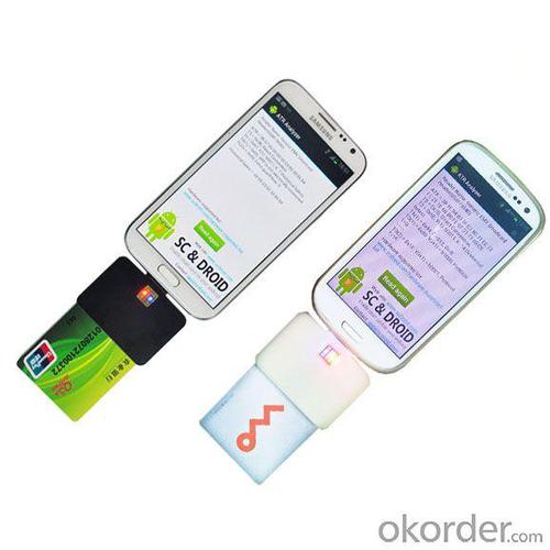 Smart card reader compatible with android phone tablet System 1