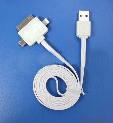 High Quanlity 3 In 1 Usb Cable For Micro 5P, Iphone4,Iphone5S,5C System 1
