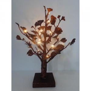 Hot Sale Led Light Ginkgo Tree W/Glitter 18L/35Cm