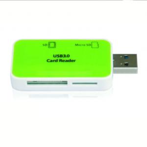 VCOM New Design Small White And Green USB Reader