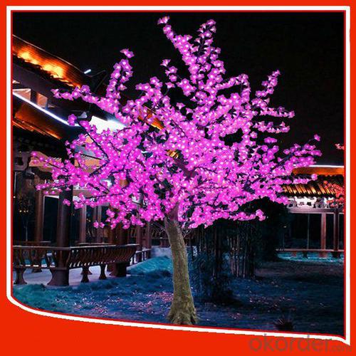 Outdoor Christmas Decoration Landscape Cherry Flower Led Tree System 1