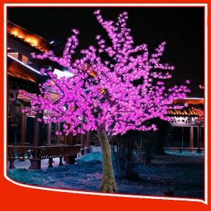 Outdoor Christmas Decoration Landscape Cherry Flower Led Tree