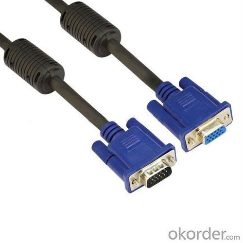 High Speed Vga Cable Male To Male With Ferrites,Vga To HDMI Cable System 1