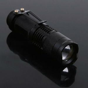 200 Lumen Mini CREE Q5 Led Zoomable Flashlight Torch System 1