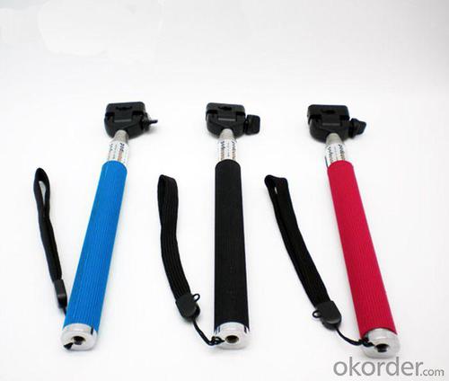 F05444 Universal Retractable Handheld Monopod No Tripod Mount For Gopro Hero 1/2/ 3 Suptig Digital Camera Dv System 1