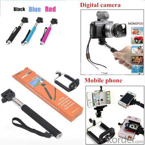 Mobile Phone Selfie Holder,Self Portrait Stick Monopod,Extendable Hanheld Monopod With Phone Holder System 1