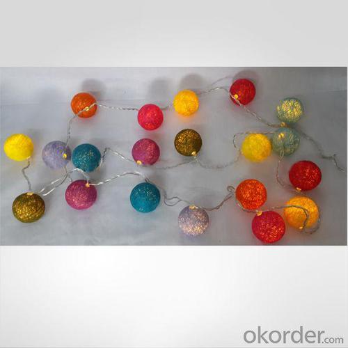 Cotton Ball Led Light Chain System 1