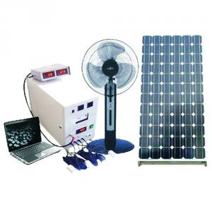 China Factory High Quality Rechargeable 150W Solar Panel 100A Battery Solar System With Mobile Charge Charging Control