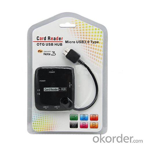 Micro USB 3.0 OTG Card Reader and 3 Ports USB HUB for Samsung galaxy Note 3