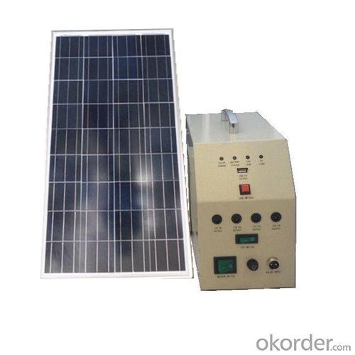 China Manufacture 20W 18V Solar Panel 12A Battery Solar System System 1