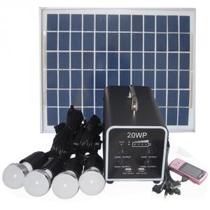 China Manufacture High Quality 20W 18V Solar Panel 12A Battery Solar System One key Operate