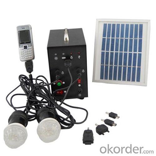 High Quality 3W 9V Solar Panel 4A Battery Solar System With Mobile Charge Cell Phone Charger System 1