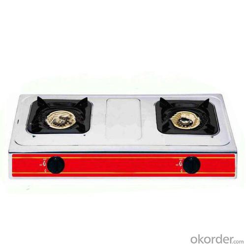 Gas Cooker Double Burner Automatic Ignition System 1