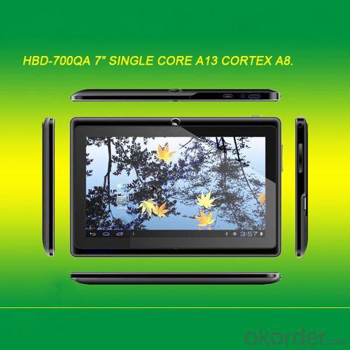 Cheap Model 512Mb/4Gb 7 Inch Allwinner A13 Q88 Tablet Pc System 1