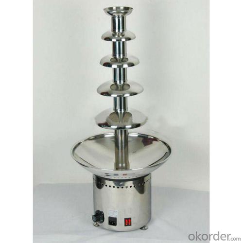 5 Layers 80Cm Stainless Steel Commercial Fuente De Chocolate System 1