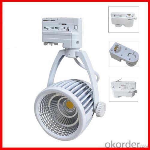 Newest Sharp Chip 2Pin/3Pin/4Pin Cob Led Track Light,30W Dimmable Led Track Light System 1