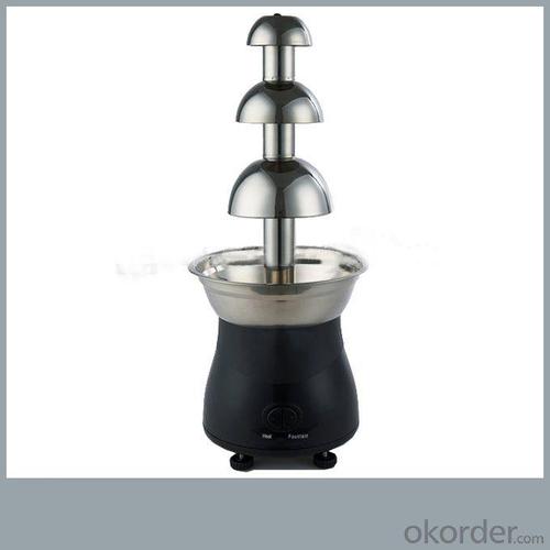 Commercial Chocolate Fountain With 3 Layers And Pp Plastic Base Chocolate Printing Coating Machines (Sunrry Sy-Cl3C) System 1