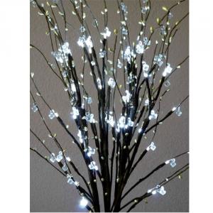 70Cm Battery Operated Brown Led Branch Lights With Acrylic Beads System 1