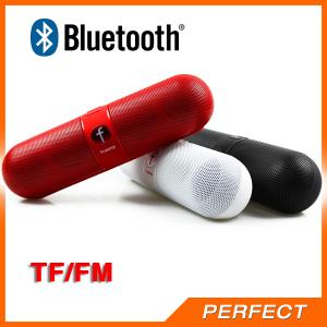Super Bass Portable Pill Bluetooth Speaker With TF Card USB FM Radio 3 In 1 For Iphone/Samsung/Lg/Htc