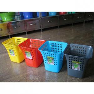 Plastic Colorful Mesh Wastebasket