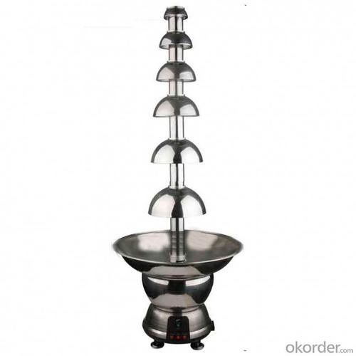 6 Tiers Commercial Chocolate Fountain System 1