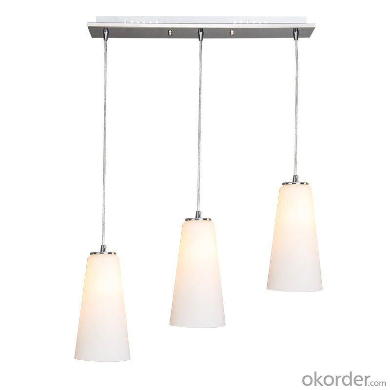 Fashion Led Pendant Light Hdl304 Polished Stainless Steel And Glass Material Dinning Room