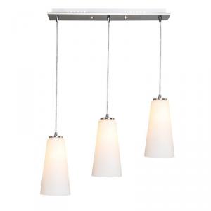 Fashion Led Pendant Light Hdl304 Polished Stainless Steel And Glass Material Dinning Room