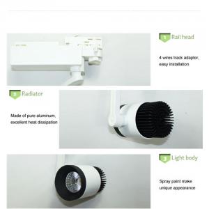 Beam Angle 24,38,60,Cri 80 Dimmable 20W Sharp Cob Track Lighting Led Tracking Light System 1