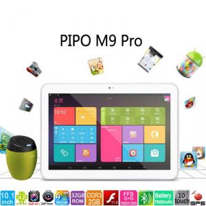 Pipo M9 Pro 3G / M9 Pro Wifi 10.1&#39;&#39; Quad Core Tablet Rk3188 Ips Fhd 2G/32Gb Gps 7600Mah Battery
