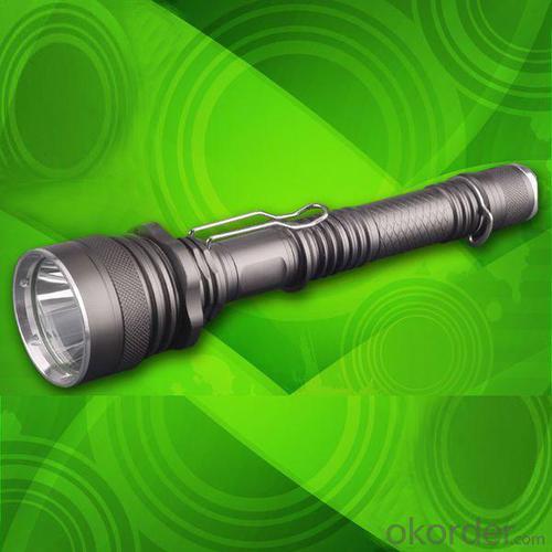 CREE XM-L T6 LED 750Lm Aluminium Hunting Super Bright Police Led Flashlight With 18650 Li-ion Battery System 1