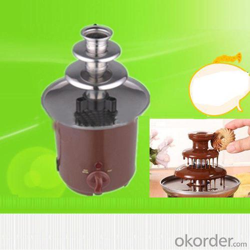 65W.3 Tiers.Mini Chocolate Fountain.Home Chocolate Fountain System 1