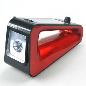 New Arrival Unique Solar Flashlight With Hand Crank, Radio, Charger System 1