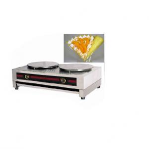 Stainless Steel Gas Crepe with Double Table System 1