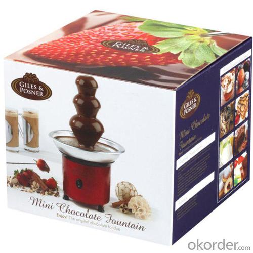 Giles Posner Mini Red Chocolate Fountain System 1