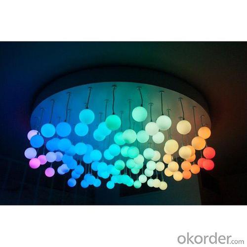Pendant Chandelier Formed Out Of Round Led Spheres System 1