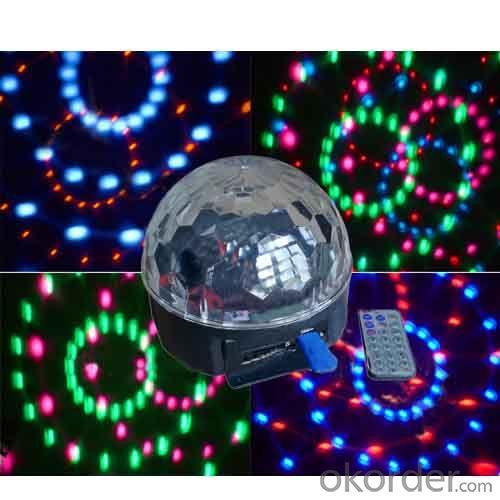 Multi Color Magic Led Ball Light Mp3,Radio,Bluetooth,Remote Control,Usb Port Cheap System 1