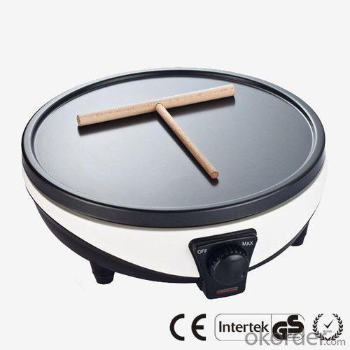 Electric Non-Stick Crepe Maker with Variable Thermostat System 1