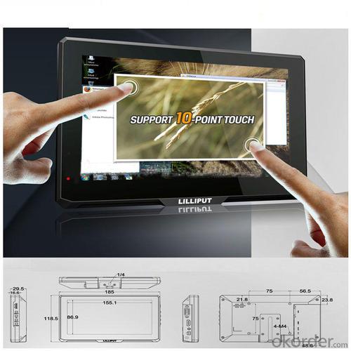 Lilliput 7 Inch Capacitive Touch Screen Monitor System 1