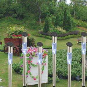Solar Outdoor Garden Light LED Stainless Steel Lawn By Professional Manufacturer System 1