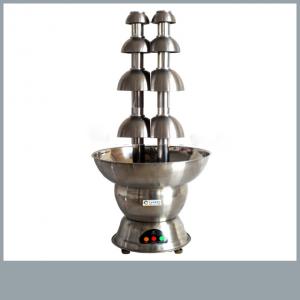 Double Chocolate Fountain With 2 Heads And 4 Layers Stainless Steel 304 Basecommercial Chocolate Fountain